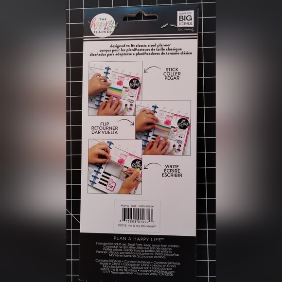 The Happy Planner, Journaling Flip Stickers - Brights - Picture 4 of 4